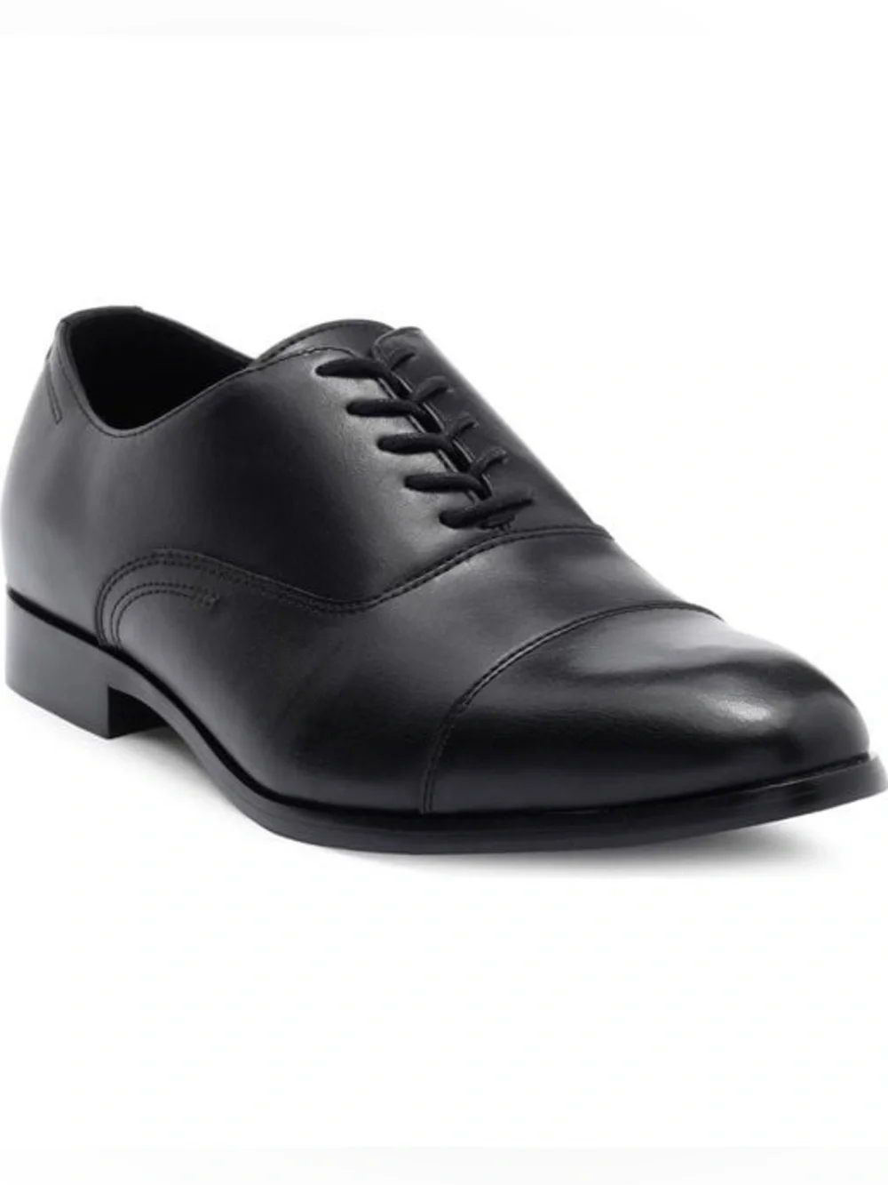NWT Nordstrom Derby Dress Shoe Harry Black Cap Toe Men Size 9